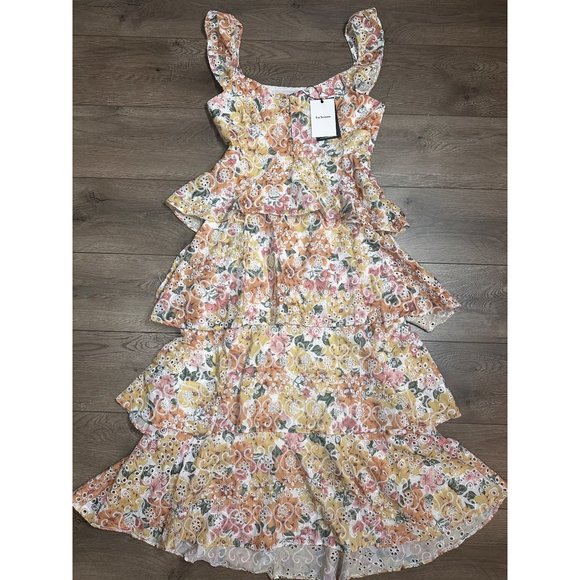 Anthropologie En Saison Presley Midi Dress NWT L - Picture 4 of 12